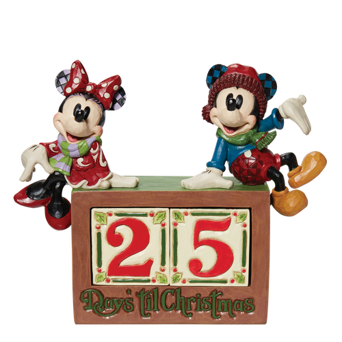 Jim Shore Mickey & Minnie Countdown Block