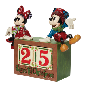 Jim Shore Mickey & Minnie Countdown Block