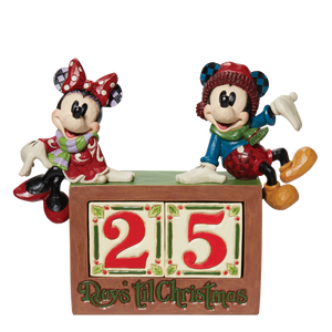 Jim Shore Mickey & Minnie Countdown Block