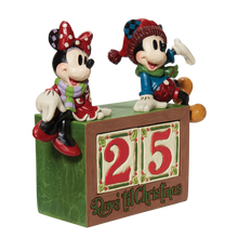 Load image into Gallery viewer, Jim Shore Mickey &amp; Minnie Countdown Block