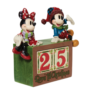 Jim Shore Mickey & Minnie Countdown Block