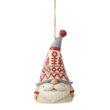 Load image into Gallery viewer, Nordic Noel Gnome Sweater Hanging Ornament