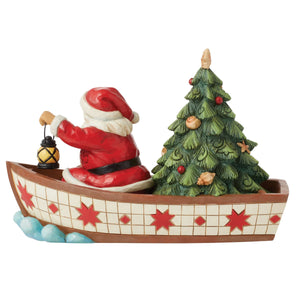 Seas of Giving Santa in a Boat