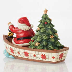 Seas of Giving Santa in a Boat