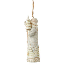 Load image into Gallery viewer, Woodland Birch Bark Santa Hanging Ornament