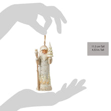 Load image into Gallery viewer, Woodland Birch Bark Santa Hanging Ornament