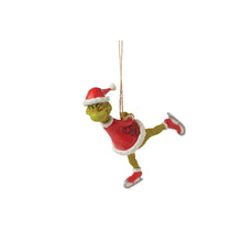 Load image into Gallery viewer, Grinch Ice Skating Hanging Ornament