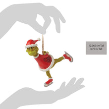 Load image into Gallery viewer, Grinch Ice Skating Hanging Ornament