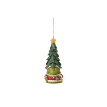 Load image into Gallery viewer, Grinch Gnome with Tree Hat Hanging Ornament