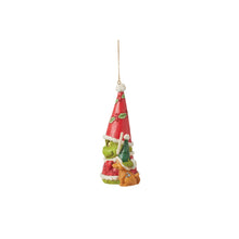 Load image into Gallery viewer, Grinch Gnome with Max Hanging Ornament