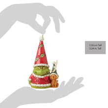 Load image into Gallery viewer, Grinch Gnome with Max Hanging Ornament