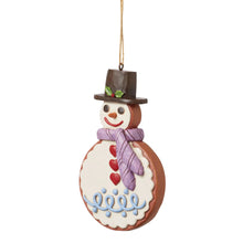 Load image into Gallery viewer, Gingerbread Snowman Hanging Ornament