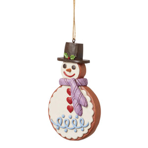 Gingerbread Snowman Hanging Ornament