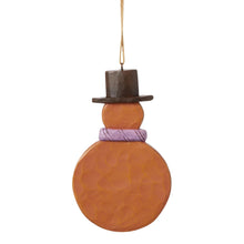 Load image into Gallery viewer, Gingerbread Snowman Hanging Ornament