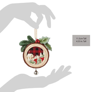 Highland Glen Wood  Hanging Ornament