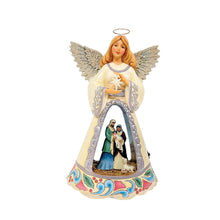 Load image into Gallery viewer, Nativity Angel LED Open Scene White Woodlands