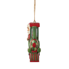 Load image into Gallery viewer, Santa in Train Hanging Ornament