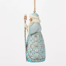 Load image into Gallery viewer, Santa with Starfish Cane Hanging Ornament