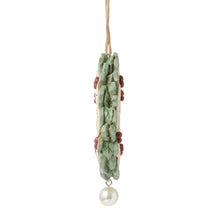 Load image into Gallery viewer, Sand Dollar Wreath Hanging Ornament