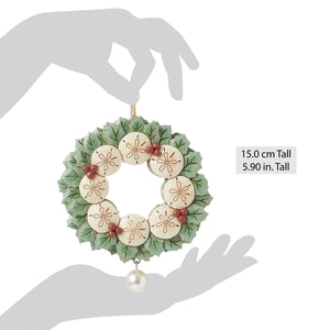 Sand Dollar Wreath Hanging Ornament