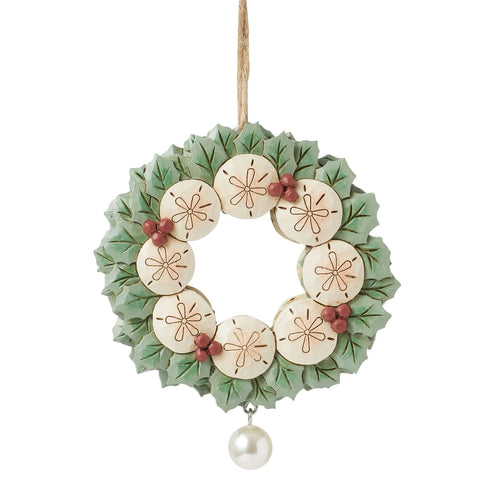 Sand Dollar Wreath Hanging Ornament