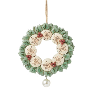 Sand Dollar Wreath Hanging Ornament