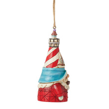 Load image into Gallery viewer, Lighthouse Gnome Hanging Ornament