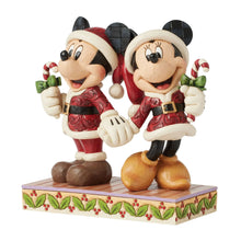 Load image into Gallery viewer, Candy Cane Christmas Mickey &amp; Minnie with Candy Canes