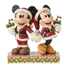Load image into Gallery viewer, Candy Cane Christmas Mickey &amp; Minnie with Candy Canes