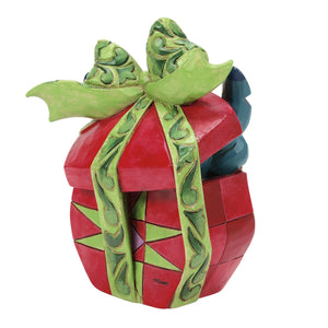 Holiday Mischief Stitch Tearing Christmas Present