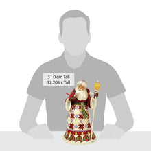 Load image into Gallery viewer, Spreading Christmas Cheer Santa holding Cardinal