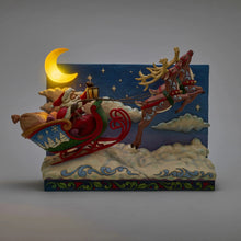 Load image into Gallery viewer, Santa Sleigh with Reindeer LED