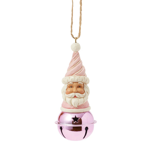 Heartwood Sweets Santa Bell Hanging Ornament