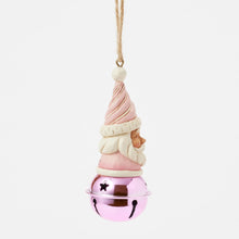 Load image into Gallery viewer, Heartwood Sweets Santa Bell Hanging Ornament