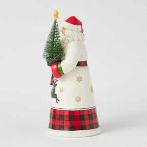 Santa Delivers Santa with Sisal Tree