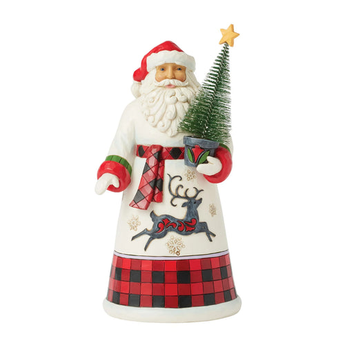 Santa Delivers Santa with Sisal Tree