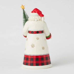 Santa Delivers Santa with Sisal Tree