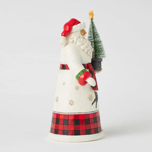 Santa Delivers Santa with Sisal Tree