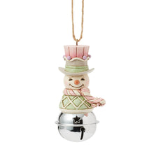 Load image into Gallery viewer, Heartwood Sweets Snowman Bell Hanging Ornament