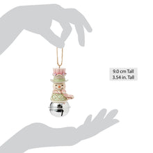 Load image into Gallery viewer, Heartwood Sweets Snowman Bell Hanging Ornament