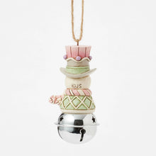 Load image into Gallery viewer, Heartwood Sweets Snowman Bell Hanging Ornament