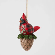 Load image into Gallery viewer, Highlnd Glen Cardinal Pine Hanging Ornament