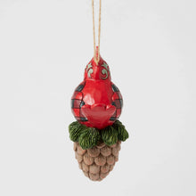 Load image into Gallery viewer, Highlnd Glen Cardinal Pine Hanging Ornament