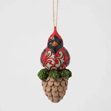 Load image into Gallery viewer, Highlnd Glen Cardinal Pine Hanging Ornament