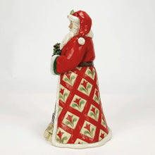 Load image into Gallery viewer, Christmas&#39;s Peaceful Retreat Lodge Santa with Wreath &amp; Scene