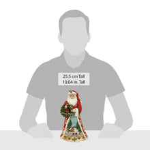 Load image into Gallery viewer, Christmas&#39;s Peaceful Retreat Lodge Santa with Wreath &amp; Scene