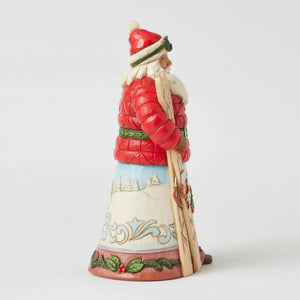 Gone Skiing Lodge Santa with Skis