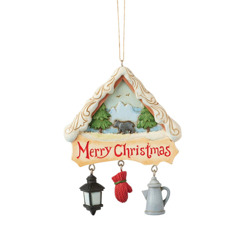 Christmas at the Lodge Hanging Ornament