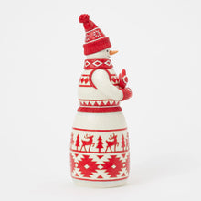 Load image into Gallery viewer, There&#39;s Snow One Like You Nordic Noel Snowman with Cardinal