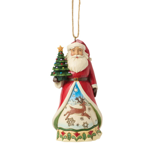Santa Vintage Christmas Hanging Ornament